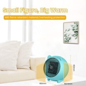 Mini Radiateur Soufflant Céramique PTC 500W Portatif
