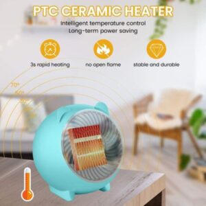 Mini Radiateur Soufflant Céramique PTC 500W Portatif
