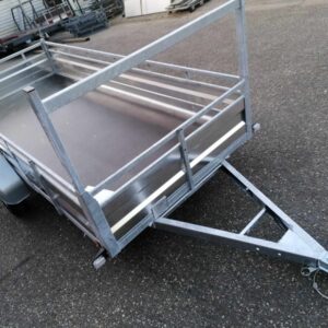 Remorque simple essieu aluminium 300×132 cm
