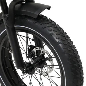 VTT Électrique à Suspension Complète fafrees OneSport W66 500W 20&Prime; Fat Bike 648Wh