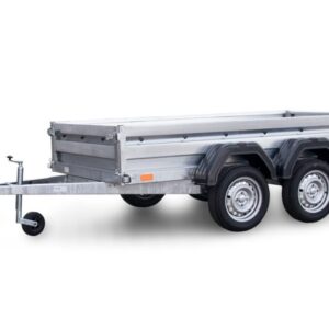 Remorque 2 essieu 750 kg​ ZASLAW 265T – 2,65 X 1,32 M GRILLAGÉE