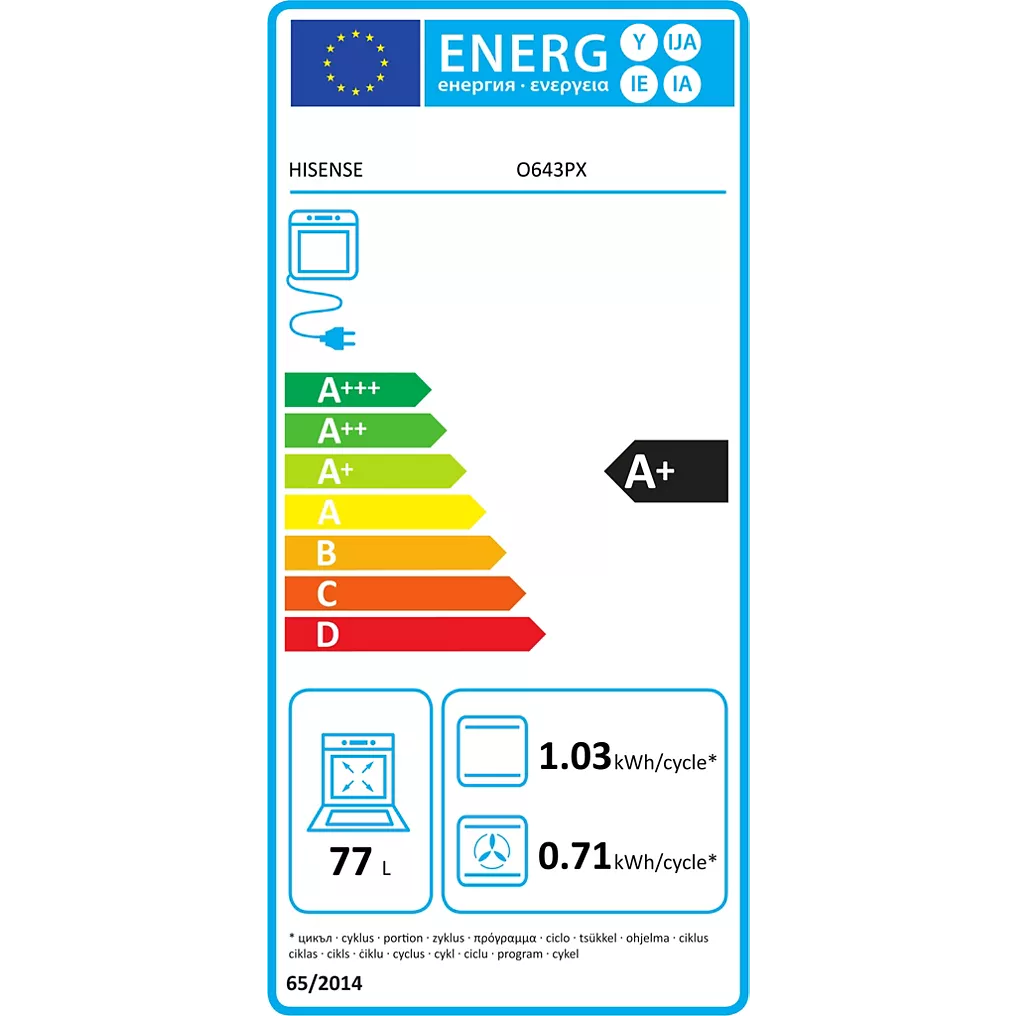 Four encastrable fonction vapeur HISENSE O643PG