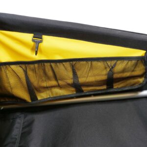 Chariot à vélo Burley Nomad – jaune/noir