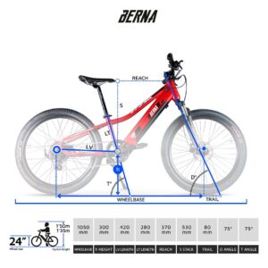 VTT Électrique UrbanBiker Berna Enfant
