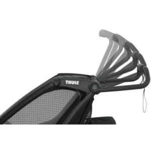 Chariot Thule Remorque Vélo pour 2 Enfants – Chariot Sport 2 Double – noir
