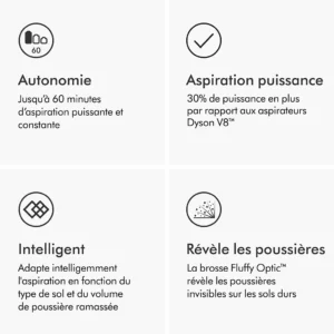 Aspirateur balai DYSON V12 Detect Slim Absolute