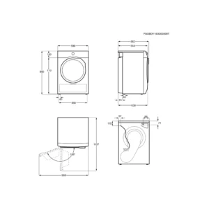 Sèche linge pompe à chaleur ELECTROLUX EW8H5349PS Reconditionné