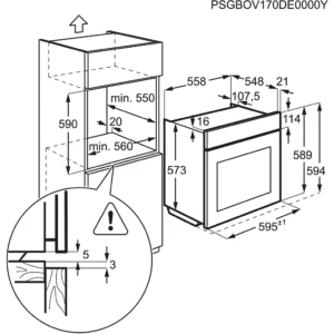 Four Pyro ELECTROLUX EOE6P57X SenseCook