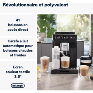 Expresso Broyeur DELONGHI ECAM450.65.G Eletta Explore Grise