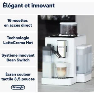 Expresso Broyeur DELONGHI FEB4455.W Rivelia Latte Blanche