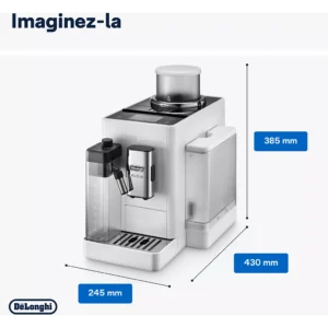 Expresso Broyeur DELONGHI FEB4455.W Rivelia Latte Blanche