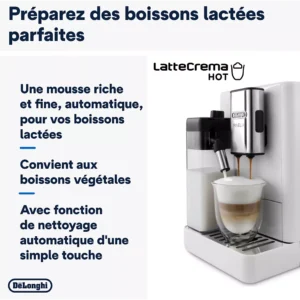 Expresso Broyeur DELONGHI FEB4455.W Rivelia Latte Blanche