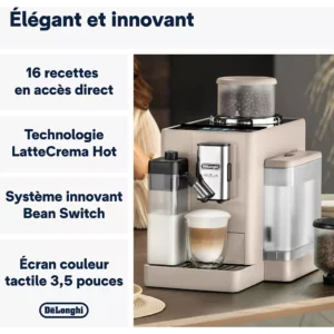 Expresso Broyeur DELONGHI FEB4455.BG Rivelia Latte Beige