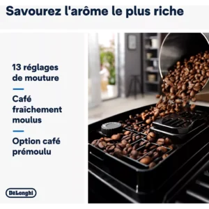 Expresso Broyeur DELONGHI FEB22.82.SB Magnifica Start Argent