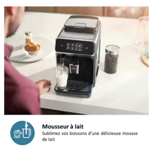 Expresso Broyeur PHILIPS EP1220/00 Noir Mat série 1200