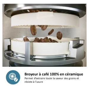 Expresso Broyeur PHILIPS EP1220/00 Noir Mat série 1200