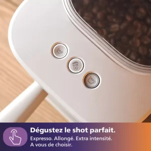 Machine à expresso PHILIPS Baristina BAR300/00 cafetière à grain Blanche