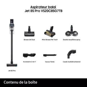 Aspirateur balai SAMSUNG Jet 85 Pro VS20C85G7TB