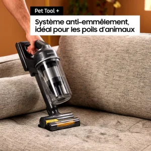 Aspirateur balai SAMSUNG Bespoke Jet Plus Complete 2 Batteries VS20B95B43N