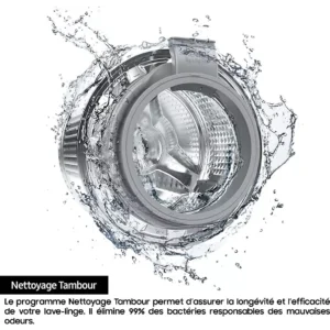 Lave linge hublot SAMSUNG WW80CGC04DAB Bespoke AI