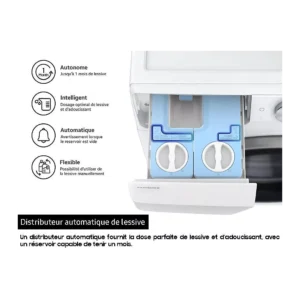 Lave linge hublot SAMSUNG WW11DB7B94GE Bespoke AI
