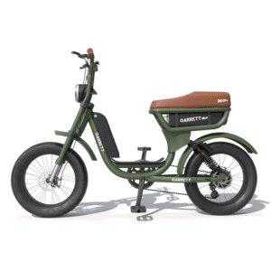 Vélo électrique biplace cargo garrett miller city , batt double, pneus route