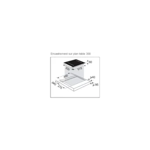 Domino induction DE DIETRICH DPI4220H Heritage