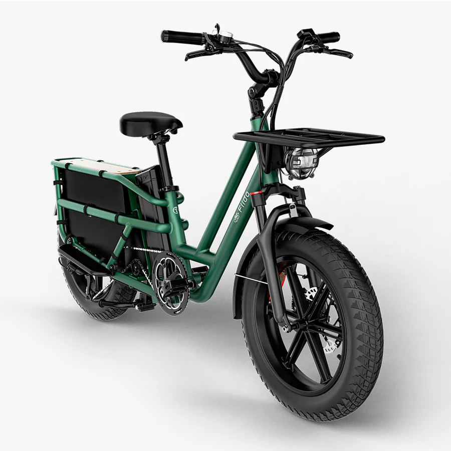 Fiido T2 Vélo électrique Longtail Fatbike Cargo