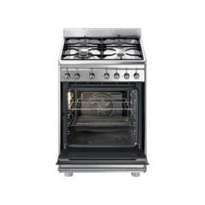 Cuisinière mixte SMEG CX68MF8 4 foyers Multifonction Vapeur 60 cm