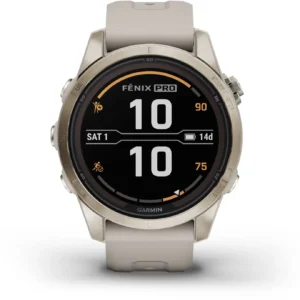 Montre Garmin Fenix 7S Pro Sapphire Solar Titane