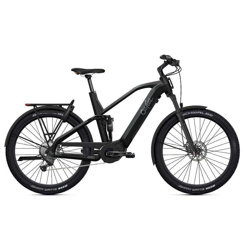 VTT tout suspendu électrique O2Feel Vern FS 7 Adventure Shimano Cues 9V 720 Wh 27.5″ Rouge
