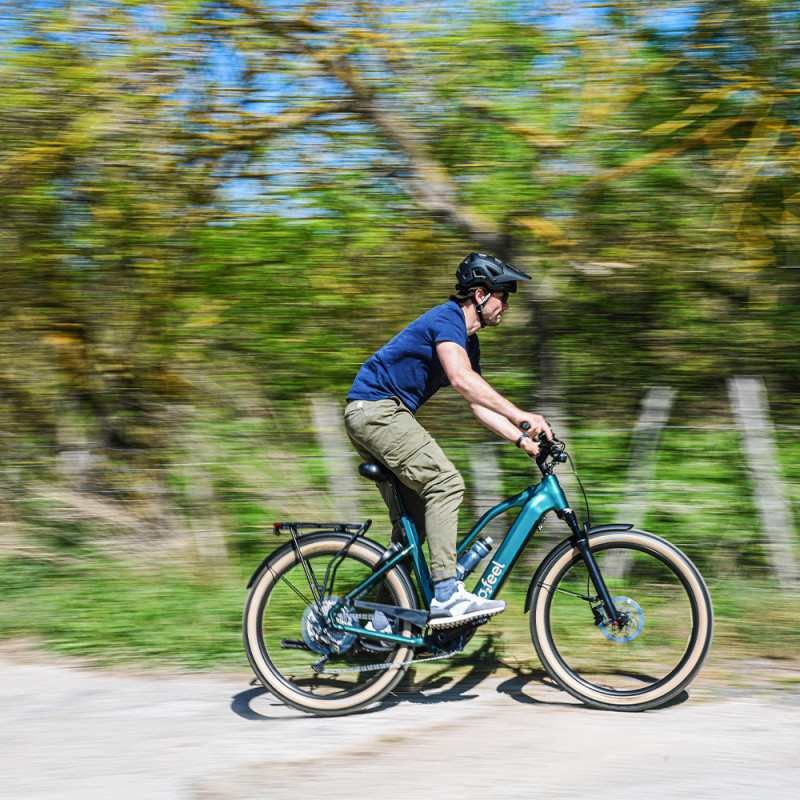 Vélo de randonnée électrique O2feel Vern Adventure Power 8.1