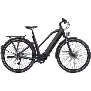 VTC Électrique O2feel iSwan Explorer Boost Mid 6.1 Shimano Alivio 9V 540 Wh