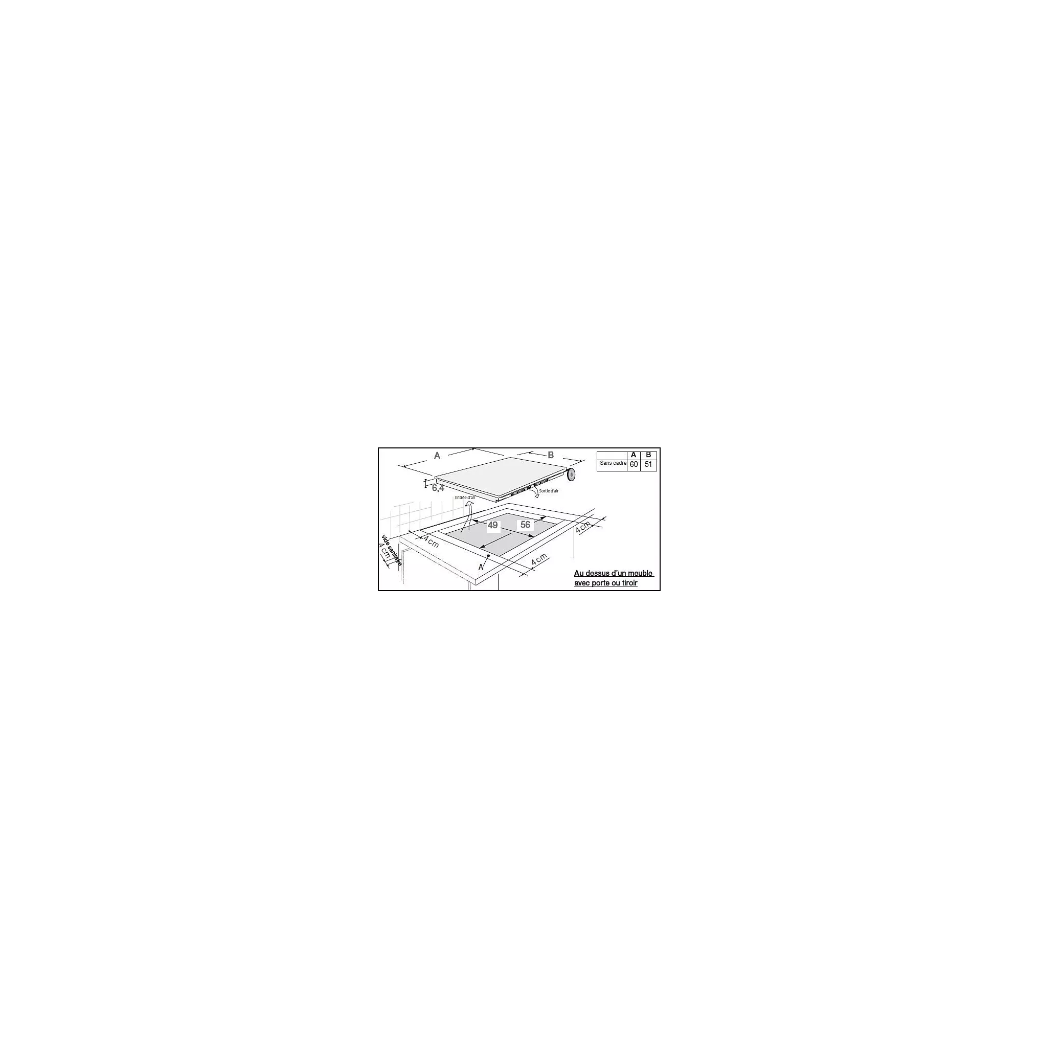 Plaque induction SAUTER SPIN4361B