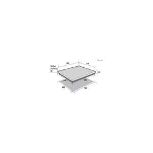 Plaque mixte induction gaz BRANDT BPI6413BM