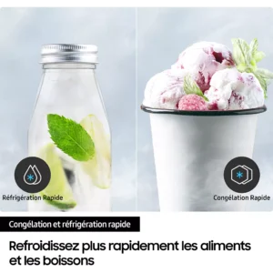Réfrigérateur combiné SAMSUNG RB34C600DSA