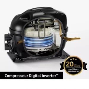 Réfrigérateur combiné SAMSUNG RB34C600DSA