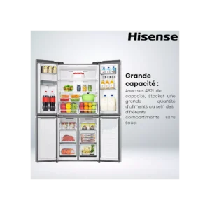 Réfrigérateur multi portes HISENSE RQ5P470SMIE