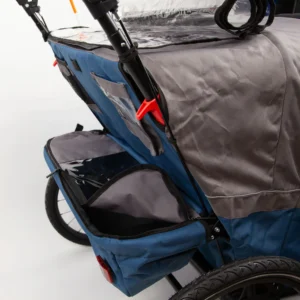 Remorque vélo enfant poussette 2 places 3-In-1 Ax.Bike