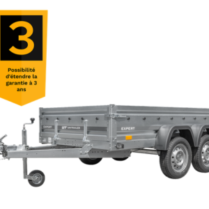 Remorque voiture 2 essieux 264×150 EXPERT 2615/2 PTAC 750 KG