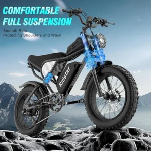 Ridstar Q20 1500W 48V 20AH gros pneu vélo électrique