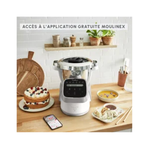 Robot cuiseur Moulinex companion pro + cuiseur vapeur YY5286FG