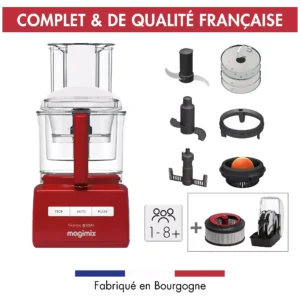 Robot multifonction MAGIMIX CS 5200 XL Premium Rouge