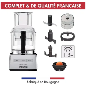 Robot multifonction Magimix CS 5200 XL Premium Chrome Brillant