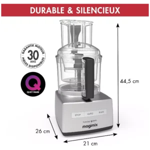 Robot multifonction Magimix CS 5200 XL Premium Chrome Brillant