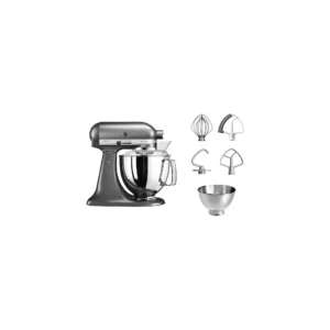 Robot pâtissier KITCHENAID 5KSM175EMS gris étain