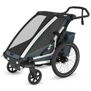 Remorque thule velo pour 1 Enfant – Chariot Cross 2 Single – dark slate