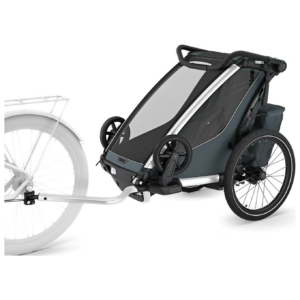 Remorque thule velo pour 1 Enfant – Chariot Cross 2 Single – dark slate