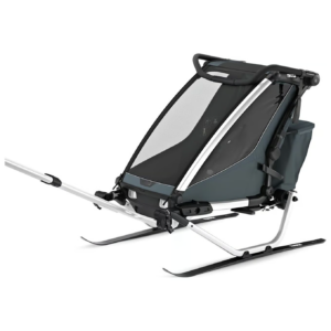 Remorque thule velo pour 1 Enfant – Chariot Cross 2 Single – dark slate