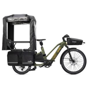 Vélo cargo électrique 2 enfants​ O2feel Equo Adventure 5.1 540 Wh Pack Family